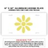 6 X 12 Full Size Aluminum License Plate for Cars and Trucks  Thumbnail