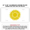 6 X 12 Full Size Aluminum License Plate for Cars and Trucks  Thumbnail