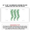 6 X 12 Full Size Aluminum License Plate for Cars and Trucks  Thumbnail