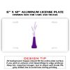 6 X 12 Full Size Aluminum License Plate for Cars and Trucks  Thumbnail