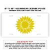 6 X 12 Full Size Aluminum License Plate for Cars and Trucks  Thumbnail