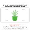 6 X 12 Full Size Aluminum License Plate for Cars and Trucks  Thumbnail
