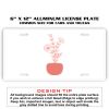 6 X 12 Full Size Aluminum License Plate for Cars and Trucks  Thumbnail