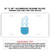 6 X 12 Full Size Aluminum License Plate for Cars and Trucks  Thumbnail