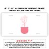 6 X 12 Full Size Aluminum License Plate for Cars and Trucks  Thumbnail