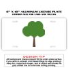 6 X 12 Full Size Aluminum License Plate for Cars and Trucks  Thumbnail