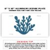 6 X 12 Full Size Aluminum License Plate for Cars and Trucks  Thumbnail