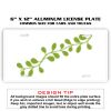6 X 12 Full Size Aluminum License Plate for Cars and Trucks  Thumbnail