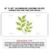 6 X 12 Full Size Aluminum License Plate for Cars and Trucks  Thumbnail