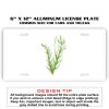 6 X 12 Full Size Aluminum License Plate for Cars and Trucks  Thumbnail