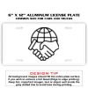 6 X 12 Full Size Aluminum License Plate for Cars and Trucks  Thumbnail