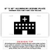 6 X 12 Full Size Aluminum License Plate for Cars and Trucks  Thumbnail
