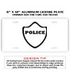 6 X 12 Full Size Aluminum License Plate for Cars and Trucks  Thumbnail