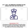 6 X 12 Full Size Aluminum License Plate for Cars and Trucks  Thumbnail