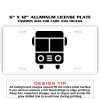 6 X 12 Full Size Aluminum License Plate for Cars and Trucks  Thumbnail