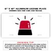 6 X 12 Full Size Aluminum License Plate for Cars and Trucks  Thumbnail