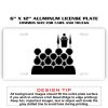 6 X 12 Full Size Aluminum License Plate for Cars and Trucks  Thumbnail