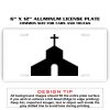 6 X 12 Full Size Aluminum License Plate for Cars and Trucks  Thumbnail