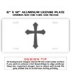 6 X 12 Full Size Aluminum License Plate for Cars and Trucks  Thumbnail
