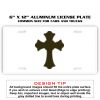 6 X 12 Full Size Aluminum License Plate for Cars and Trucks  Thumbnail