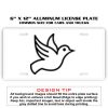 6 X 12 Full Size Aluminum License Plate for Cars and Trucks  Thumbnail