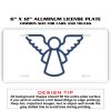 6 X 12 Full Size Aluminum License Plate for Cars and Trucks  Thumbnail
