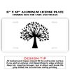 6 X 12 Full Size Aluminum License Plate for Cars and Trucks  Thumbnail