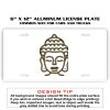 6 X 12 Full Size Aluminum License Plate for Cars and Trucks  Thumbnail
