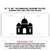 6 X 12 Full Size Aluminum License Plate for Cars and Trucks  Thumbnail