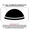 6 X 12 Full Size Aluminum License Plate for Cars and Trucks  Thumbnail