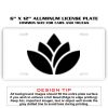 6 X 12 Full Size Aluminum License Plate for Cars and Trucks  Thumbnail
