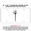 6 X 12 Full Size Aluminum License Plate for Cars and Trucks  Thumbnail