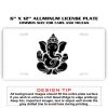 6 X 12 Full Size Aluminum License Plate for Cars and Trucks  Thumbnail