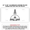 6 X 12 Full Size Aluminum License Plate for Cars and Trucks  Thumbnail