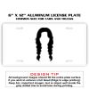 6 X 12 Full Size Aluminum License Plate for Cars and Trucks  Thumbnail