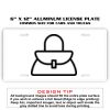 6 X 12 Full Size Aluminum License Plate for Cars and Trucks  Thumbnail