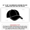 6 X 12 Full Size Aluminum License Plate for Cars and Trucks  Thumbnail