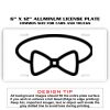 6 X 12 Full Size Aluminum License Plate for Cars and Trucks  Thumbnail