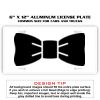6 X 12 Full Size Aluminum License Plate for Cars and Trucks  Thumbnail