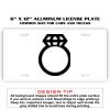 6 X 12 Full Size Aluminum License Plate for Cars and Trucks  Thumbnail
