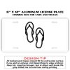 6 X 12 Full Size Aluminum License Plate for Cars and Trucks  Thumbnail
