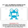 6 X 12 Full Size Aluminum License Plate for Cars and Trucks  Thumbnail