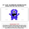 6 X 12 Full Size Aluminum License Plate for Cars and Trucks  Thumbnail