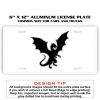 6 X 12 Full Size Aluminum License Plate for Cars and Trucks  Thumbnail