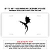 6 X 12 Full Size Aluminum License Plate for Cars and Trucks  Thumbnail