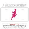 6 X 12 Full Size Aluminum License Plate for Cars and Trucks  Thumbnail