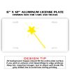 6 X 12 Full Size Aluminum License Plate for Cars and Trucks  Thumbnail