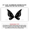 6 X 12 Full Size Aluminum License Plate for Cars and Trucks  Thumbnail