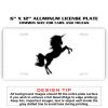 6 X 12 Full Size Aluminum License Plate for Cars and Trucks  Thumbnail