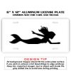 6 X 12 Full Size Aluminum License Plate for Cars and Trucks  Thumbnail